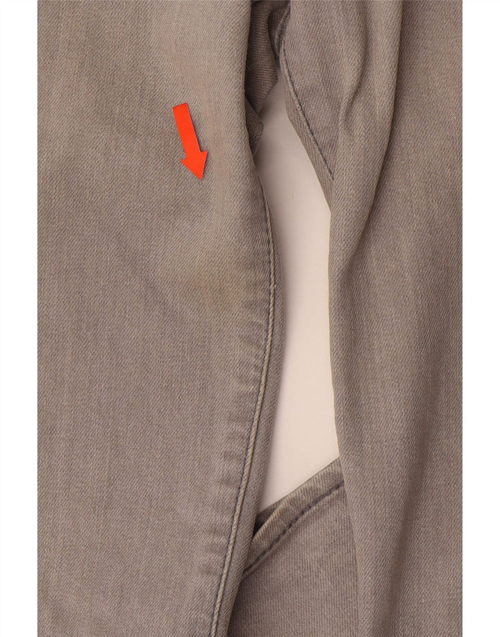 CALVIN KLEIN Женские прямые джинсы W28 L33 Серые хлопковые
