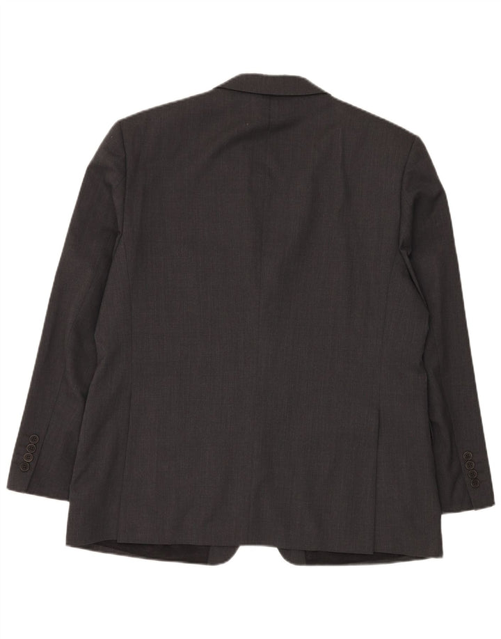 Мужской костюм-двойка стрейч с 2 пуговицами Ted Baker, Великобритания 42 XL W36 L30, серая шерсть