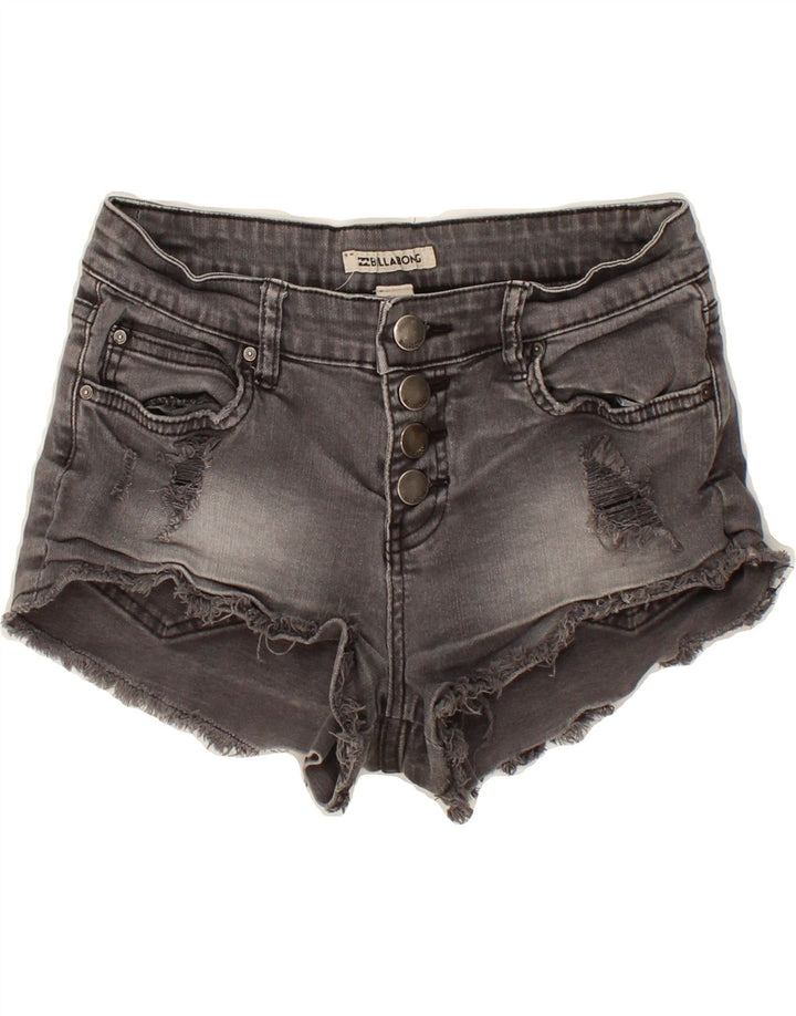 BILLABONG Womens Denim Shorts W25 XS  Grey Cotton Vintage Billabong and Second-Hand Billabong from Messina Hembry 