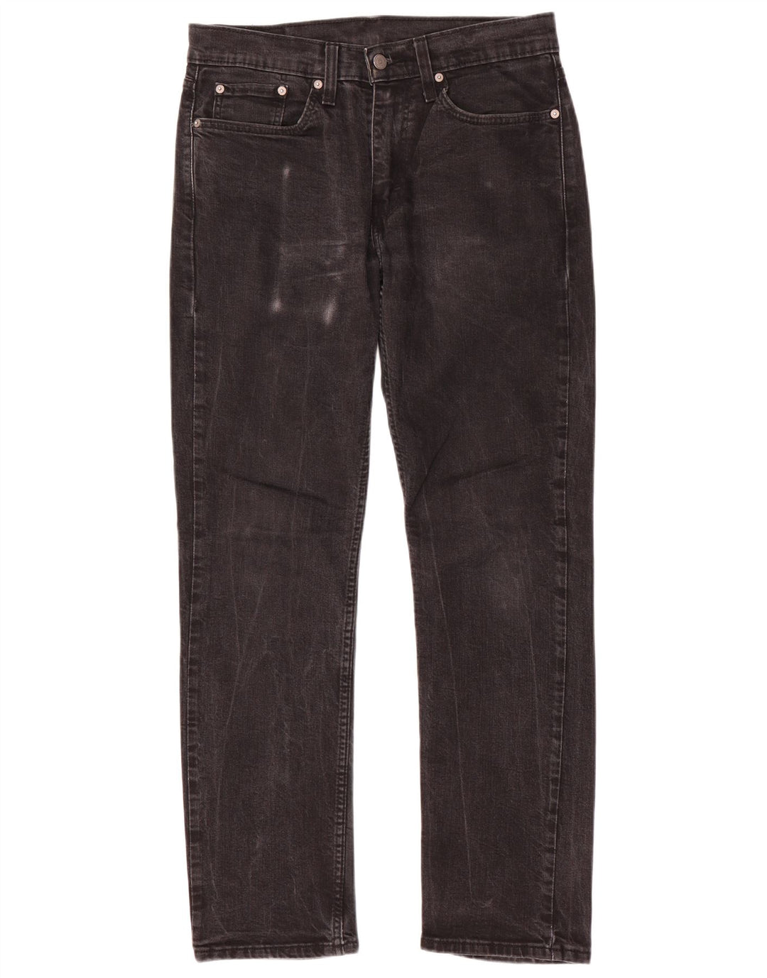 Мужские прямые джинсы Levi's 514 W31 L32, черный хлопок