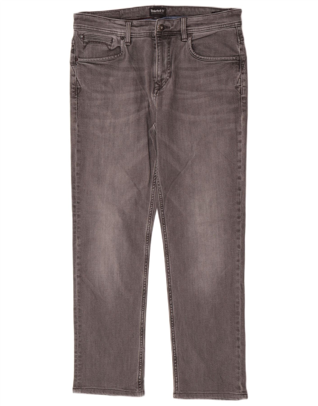 Мужские обычные прямые джинсы Timberland W34 L30, серые, хлопок