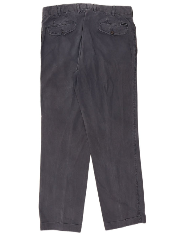 Burberry Мужские прямые брюки-чинос IT 50 Medium W34 L31 Темно-синий хлопок