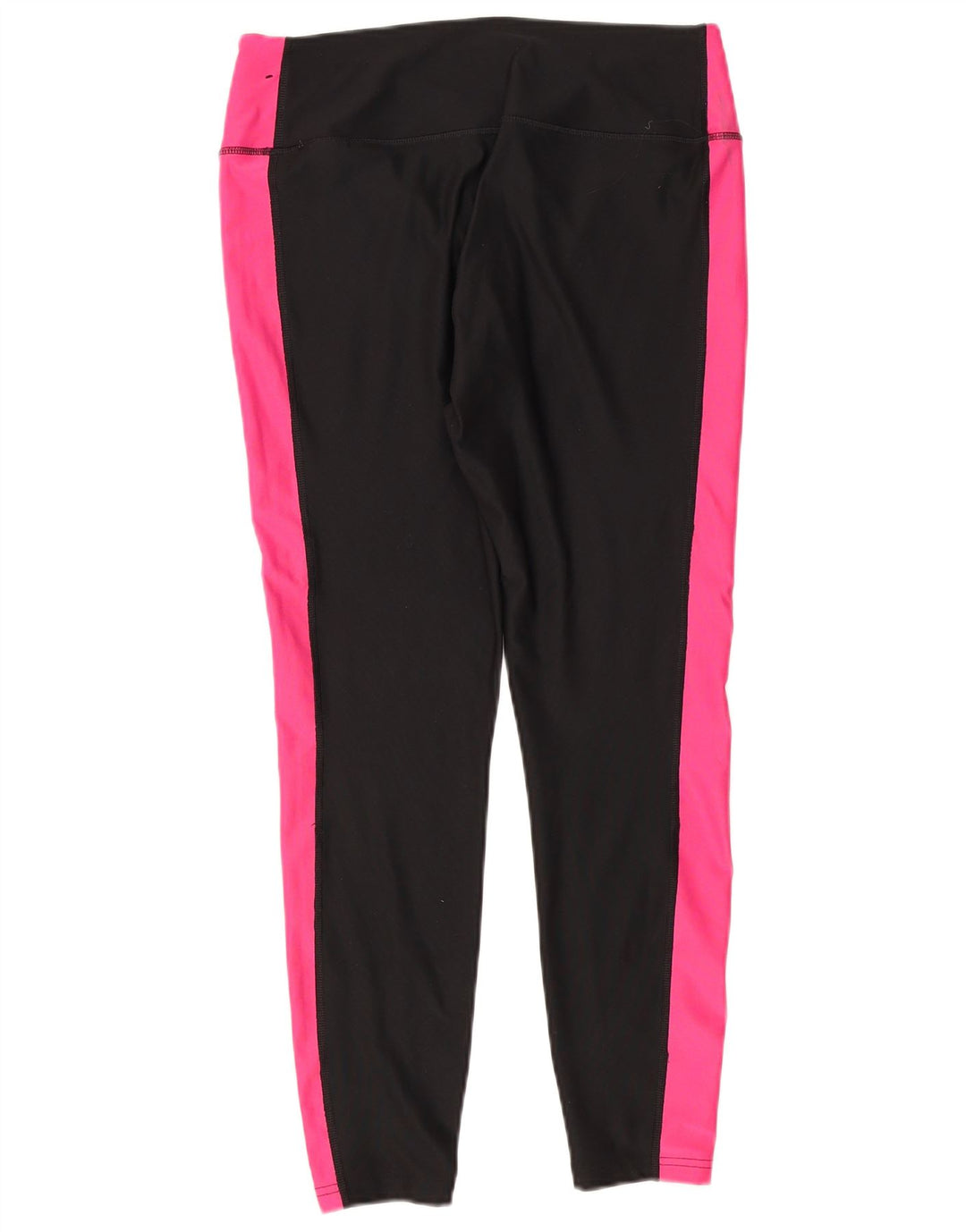 Женские леггинсы Nike Dri Fit UK 14, большие черные полиэстер с цветными блоками