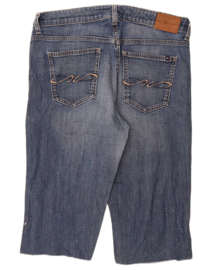 Женские джинсовые шорты Tommy Hilfiger W30, средний синий, хлопок