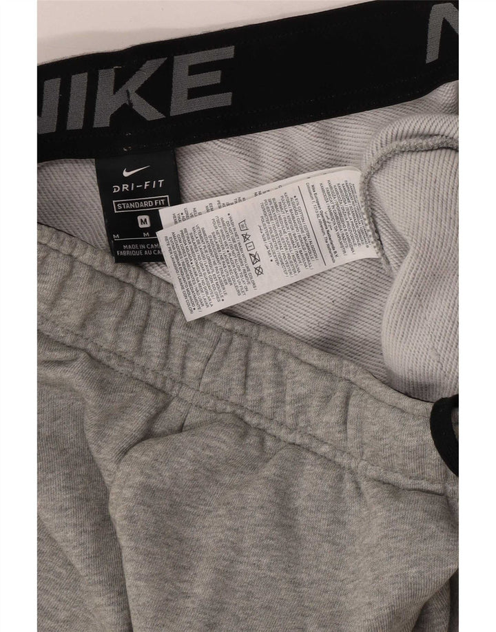 Мужские спортивные брюки Nike Dri Fit Standard, джоггеры среднего серого цвета, хлопок