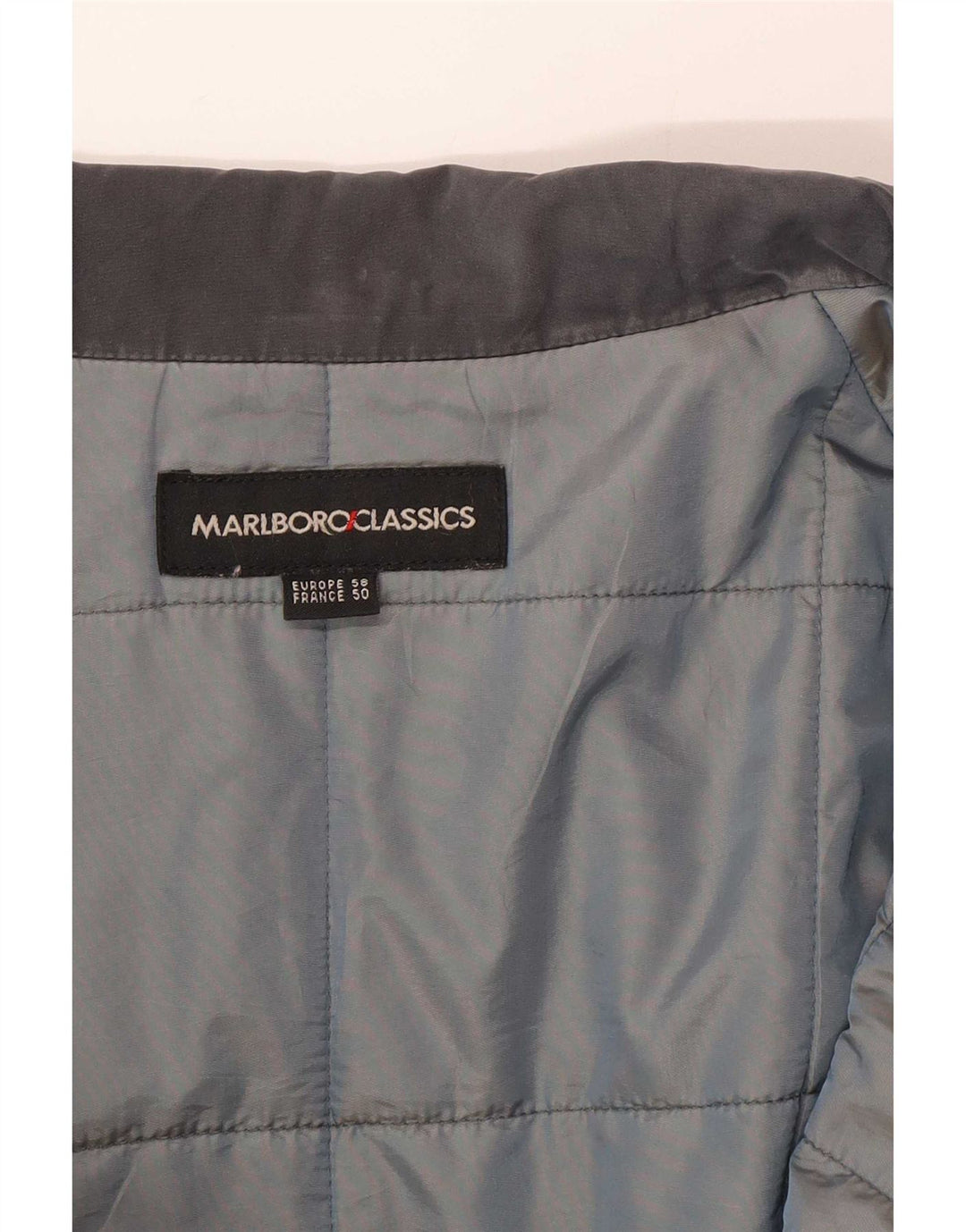 Мужская стеганая куртка Marlboro Classics IT 58 4XL синяя