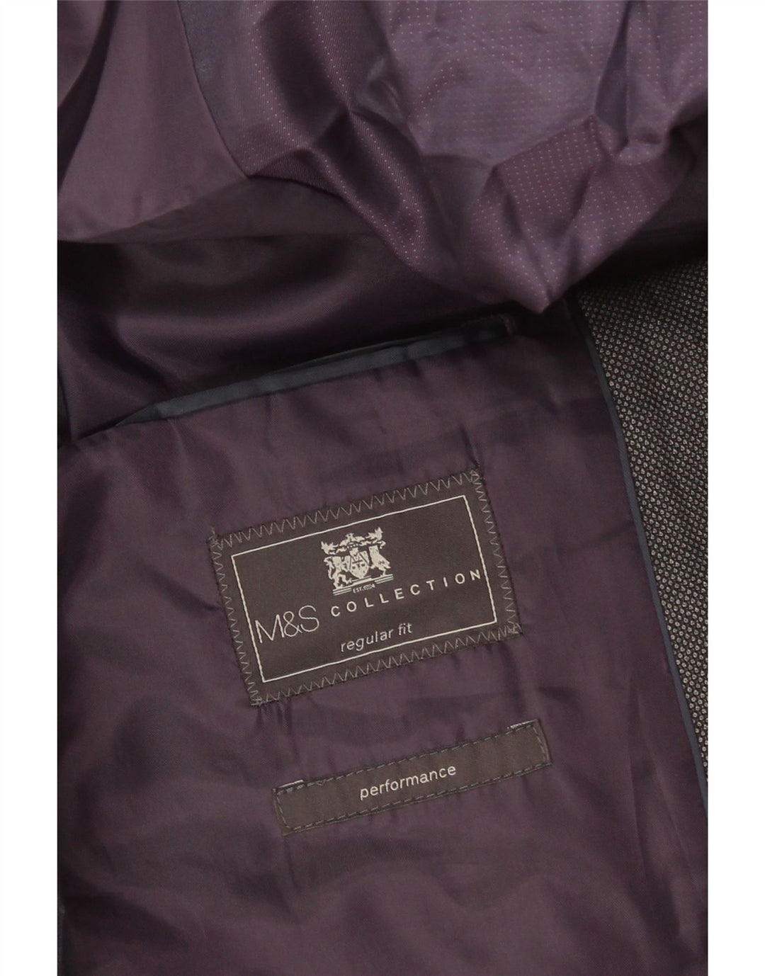 Мужской пиджак Marks & Spencer Performance с 2 пуговицами, Великобритания 42, большой серый