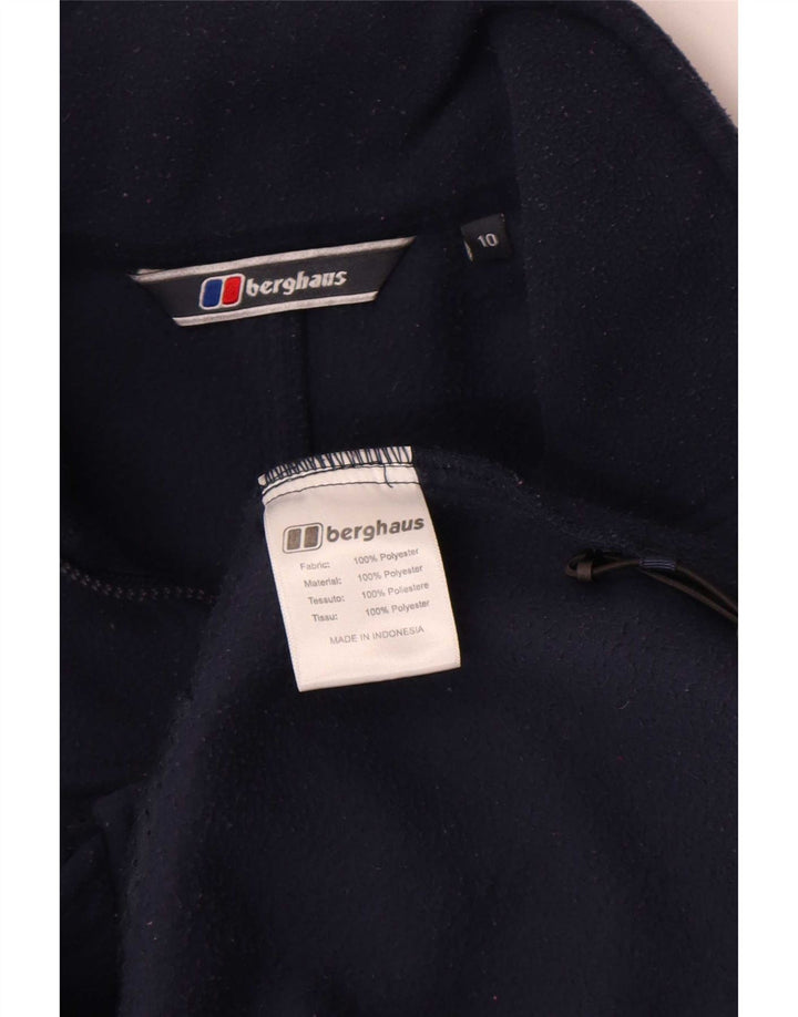 Женская флисовая куртка Berghaus UK 10, маленькая, темно-синяя, полиэстер
