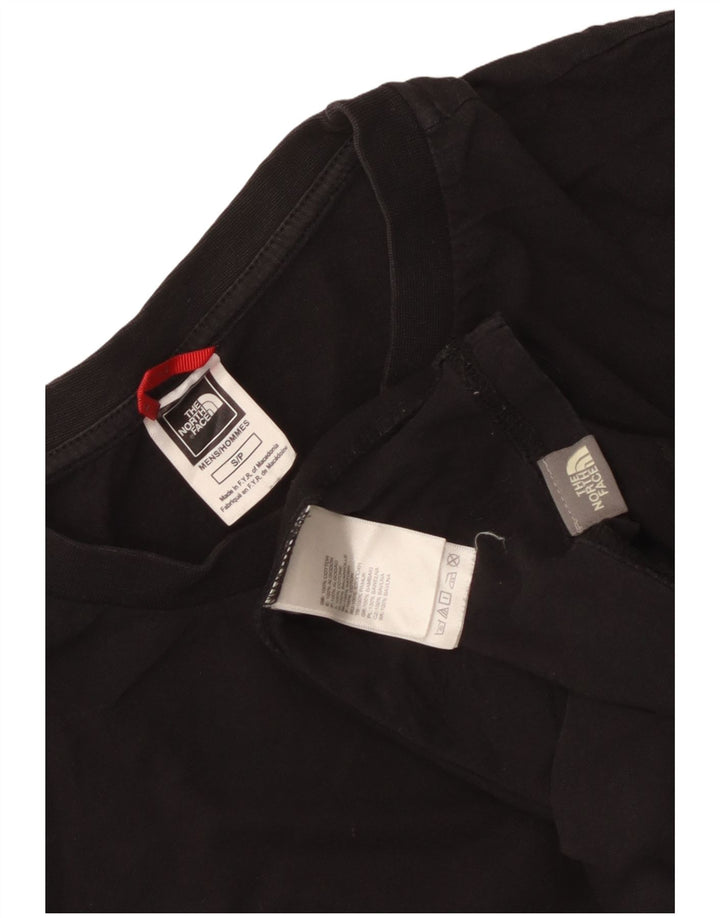 Мужская футболка The North Face, маленький черный хлопковый топ