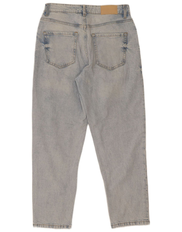 Женские джинсы Zara с высокой талией EU 38, маленькие W28 L27, синие, хлопок