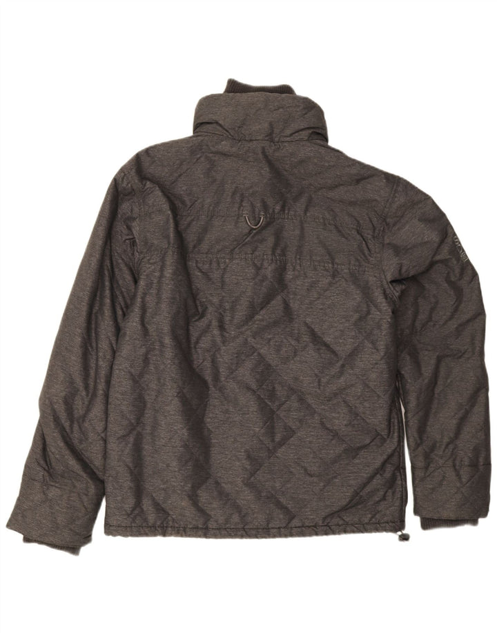 Женская ветровка-ветровка Superdry UK 18 XL Серый нейлон