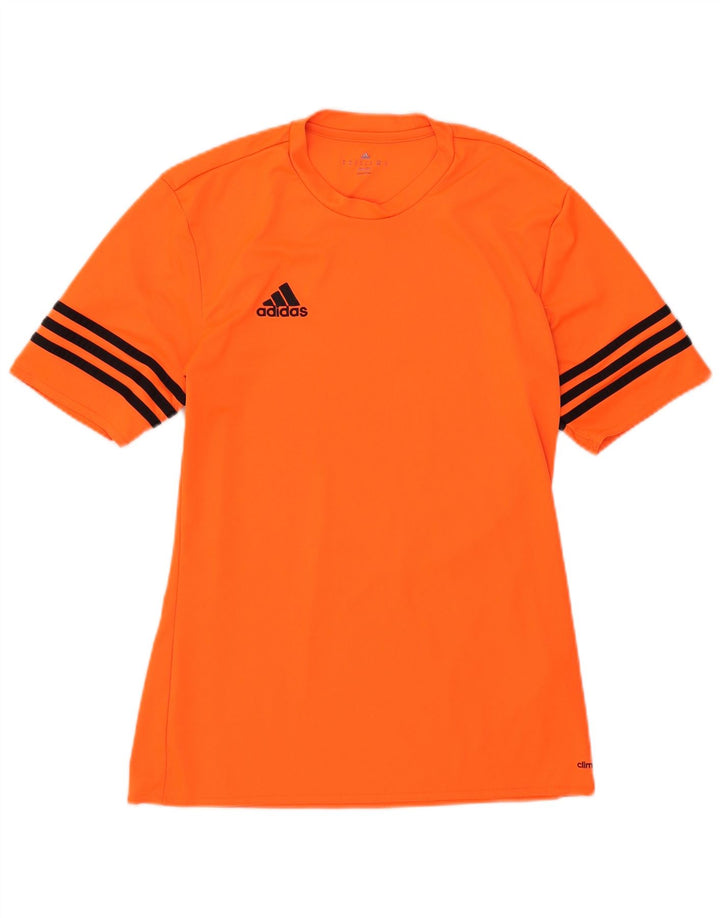 Мужская футболка Adidas Climalite, маленький оранжевый полиэстер