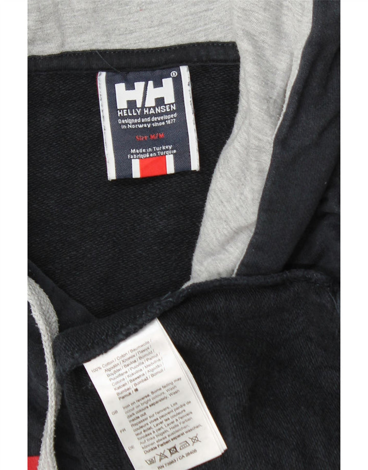 Helly Hansen Мужской джемпер с капюшоном с рисунком, средний темно-синий, хлопок
