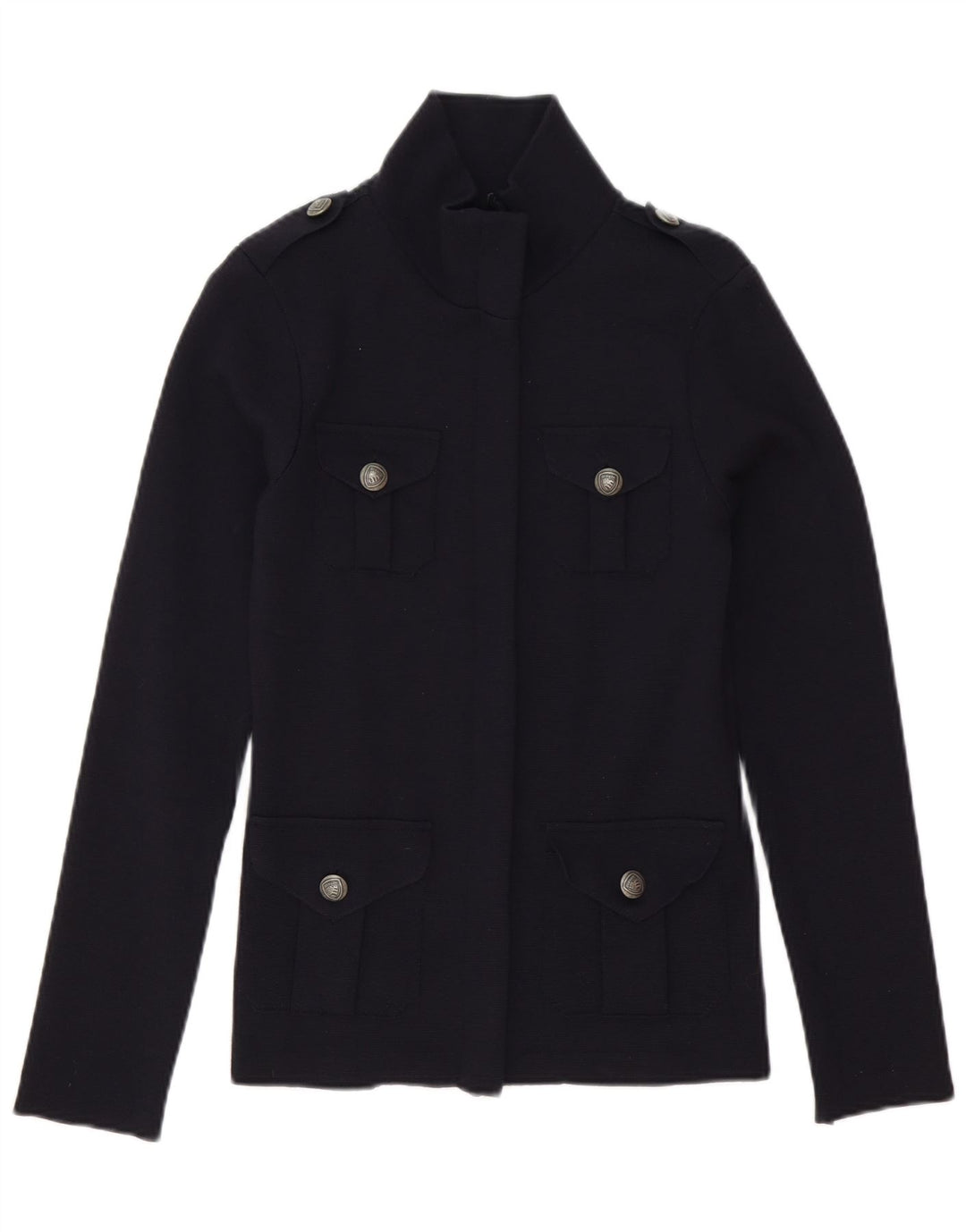 Женский кардиган Blauer UK 10, маленький, темно-синий, шерсть