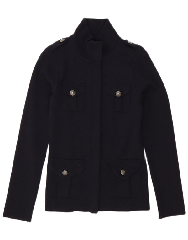 Женский кардиган Blauer UK 10, маленький, темно-синий, шерсть