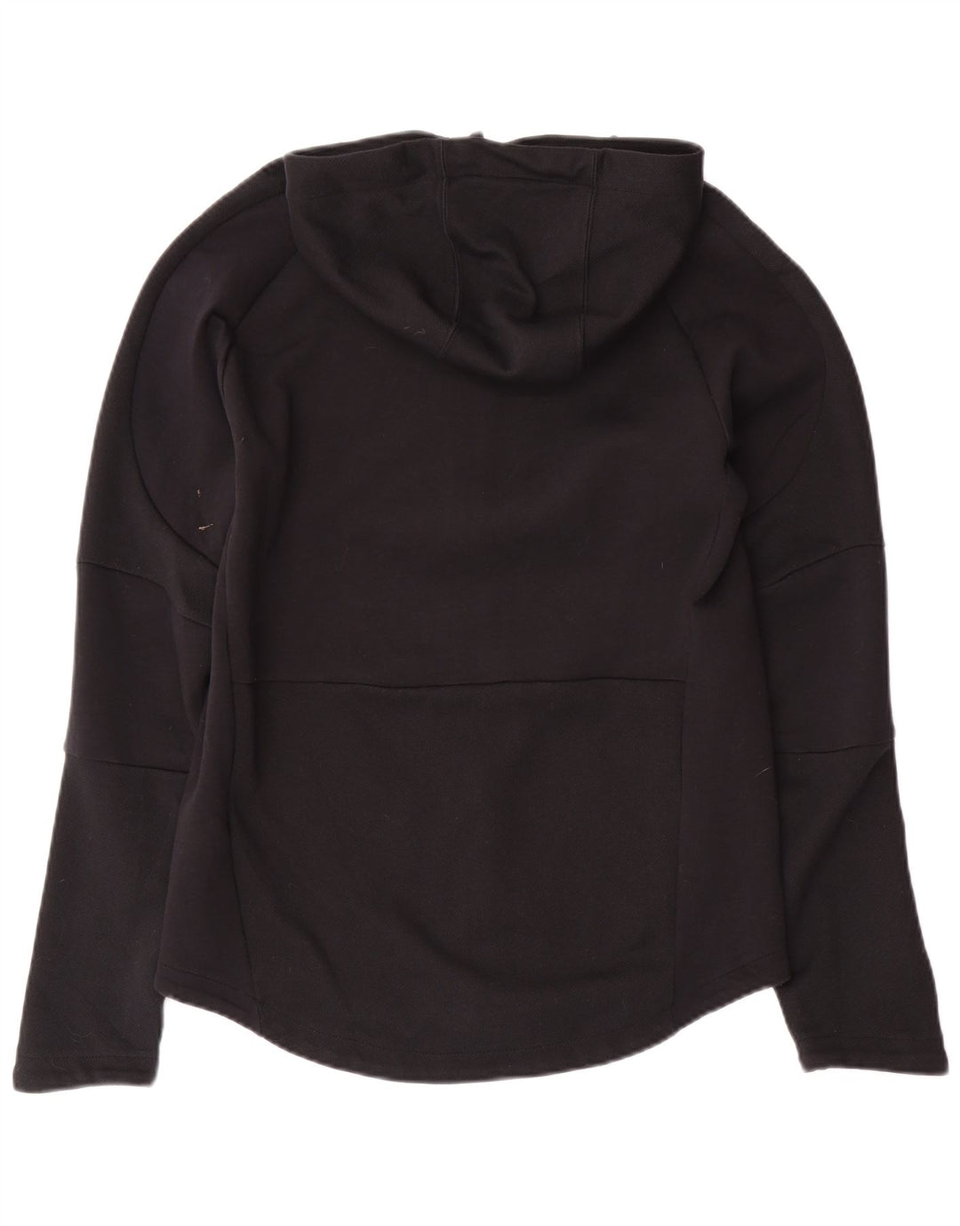 Женский свитер с капюшоном на молнии PUMA UK 14, средний черный, хлопок