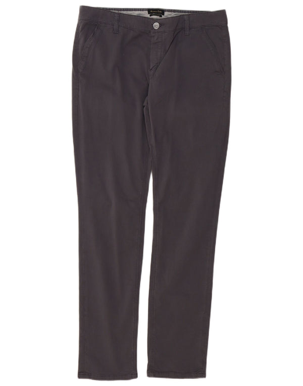 Женские узкие брюки чинос Massimo Dutti EU 38 Small W28 L31 Серый хлопок