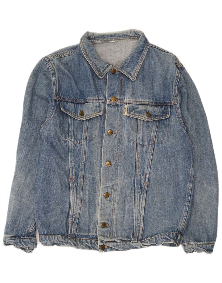 Винтажная мужская джинсовая куртка UK 38 средний синий