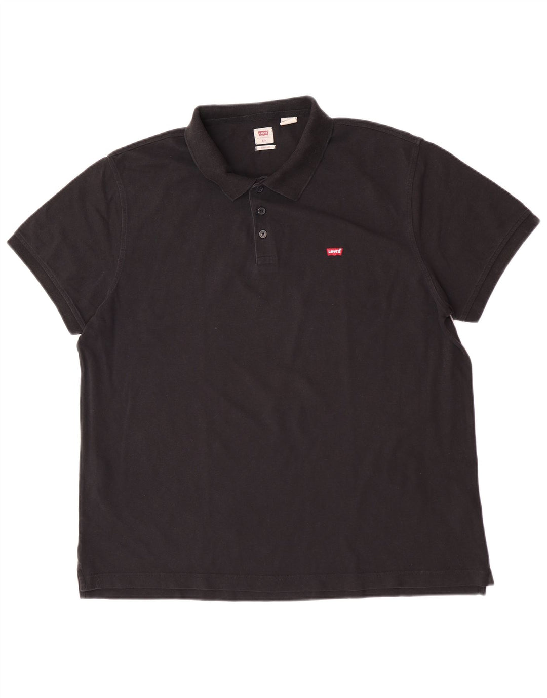 Мужская рубашка поло Levi's Standard 2XL, черный хлопок