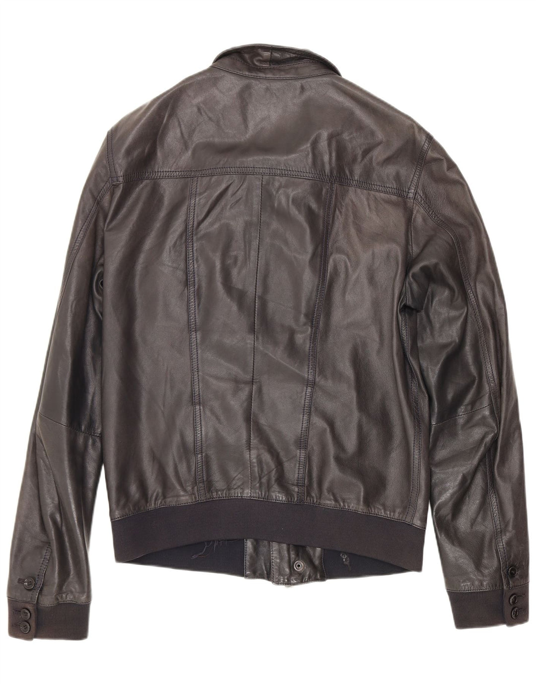 Винтажная мужская кожаная куртка IT 50 Medium Black