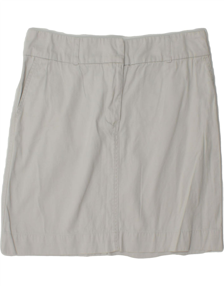 VINEYARD VINES Womens Mini Skirt US 10 Large W32 Off White Cotton Vintage Vineyard Vines and Second-Hand Vineyard Vines from Messina Hembry 