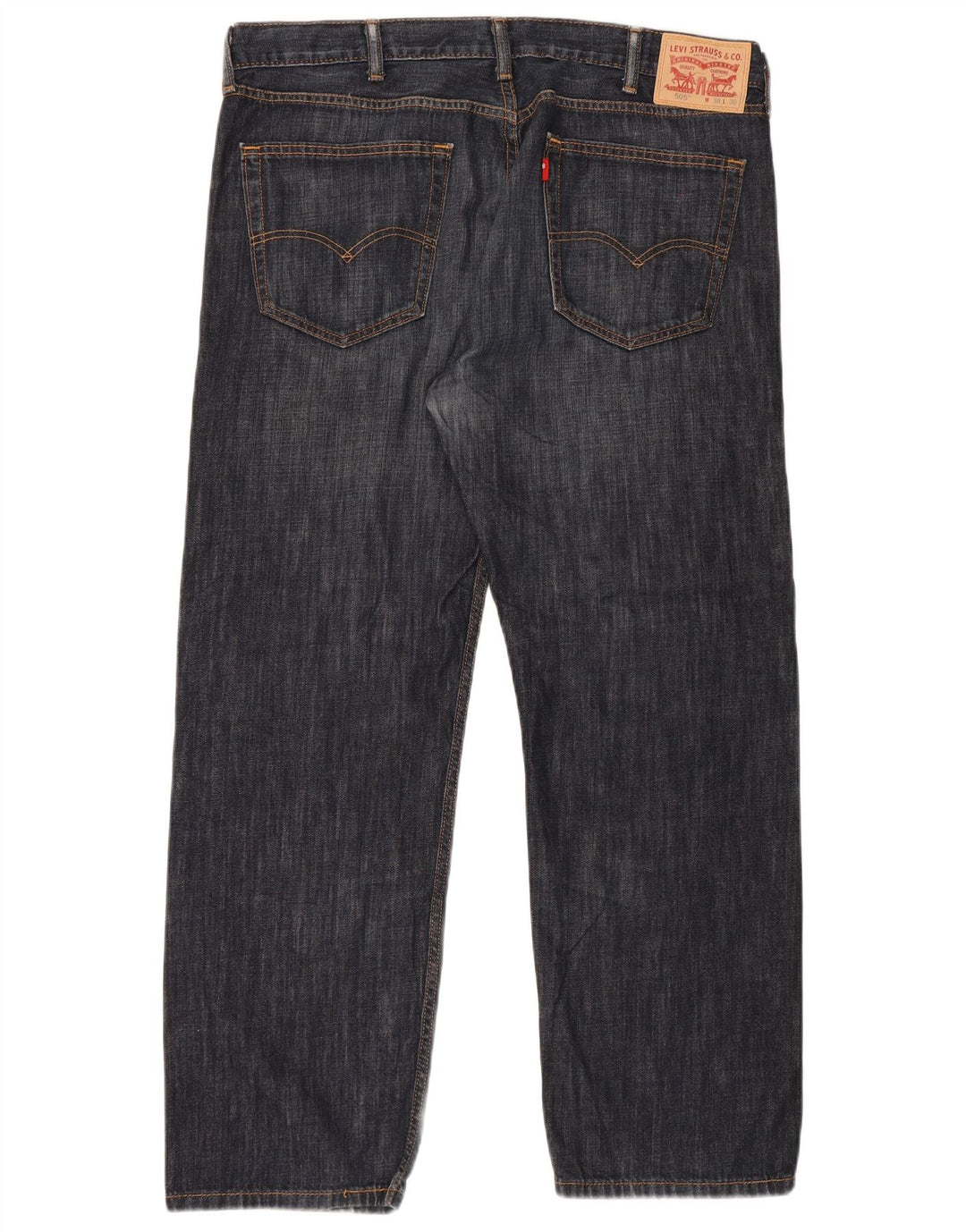 Мужские прямые джинсы Levi's 505 W38 L30 темно-синие