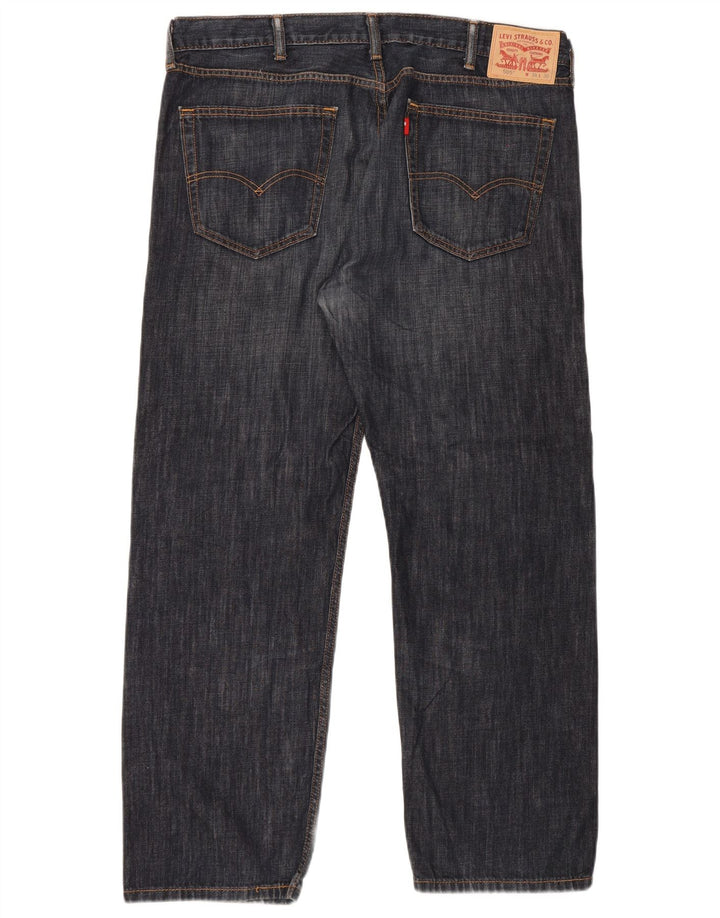 Мужские прямые джинсы Levi's 505 W38 L30 темно-синие