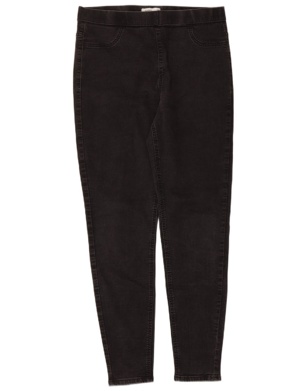 Женские джинсы джеггинсы Marks & Spencer UK 14, большие W32 L29, черные, хлопковые
