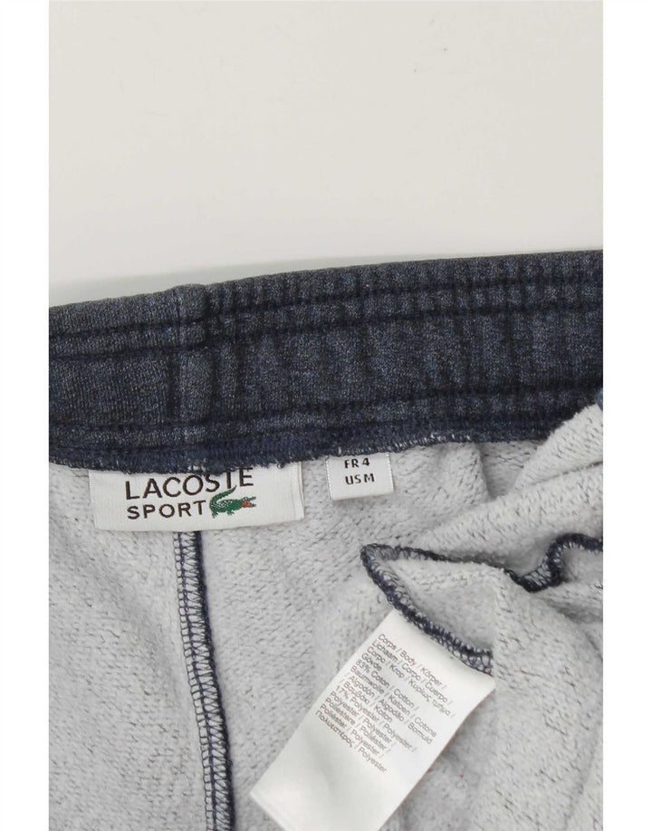 Мужские спортивные брюки Lacoste, джоггеры, размер 4, средние, темно-синие, в крапинку