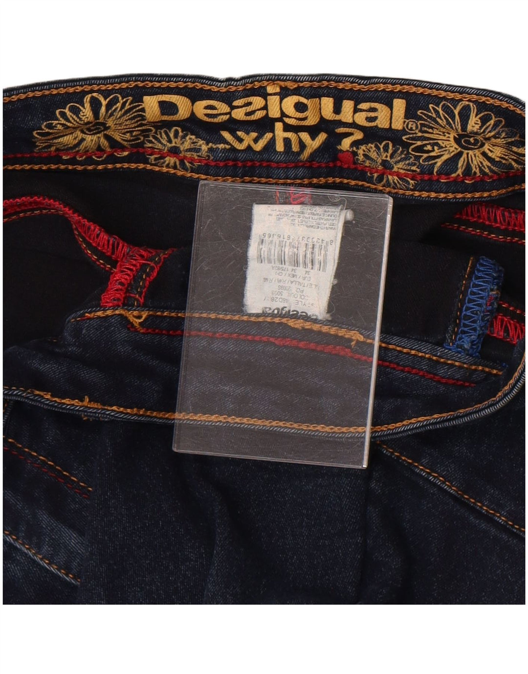Женские джинсы скинни Desigual W34 L29 синие