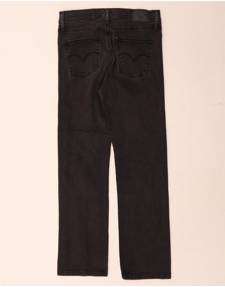 Женские прямые джинсы Levi's W29 L27, черный хлопок