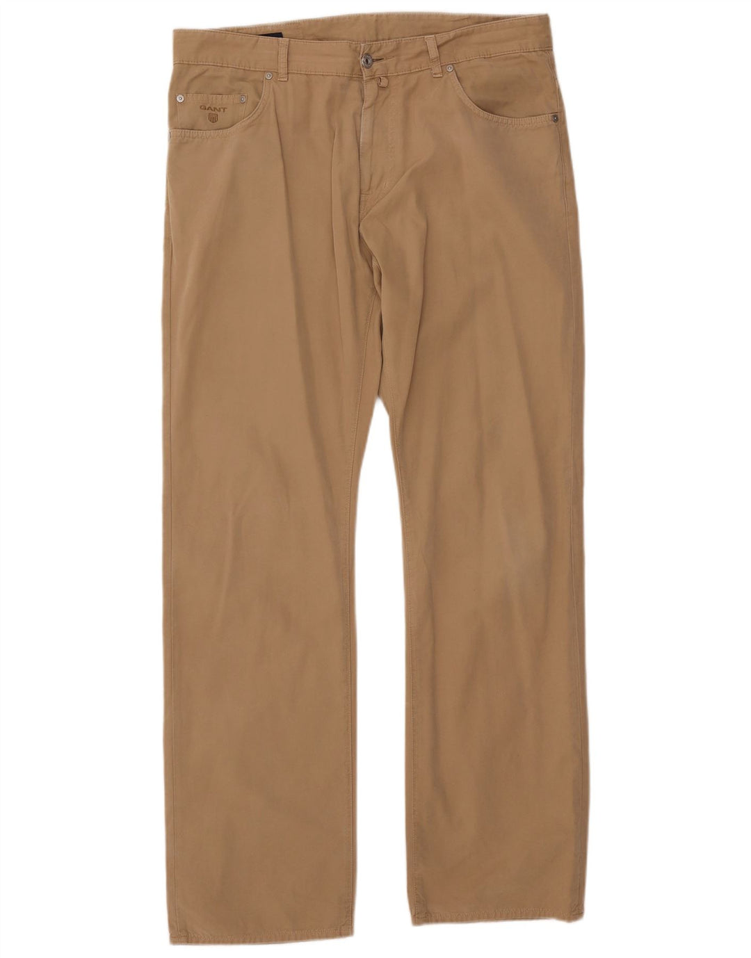 GANT Женские прямые повседневные брюки W36 L34 Бежевые хлопковые