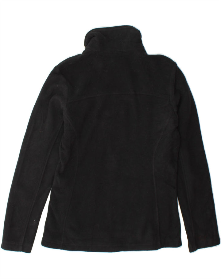 COLUMBIA Womens Fleece Jacket UK 10 Small Black Polyester Vintage Columbia and Second-Hand Columbia from Messina Hembry 