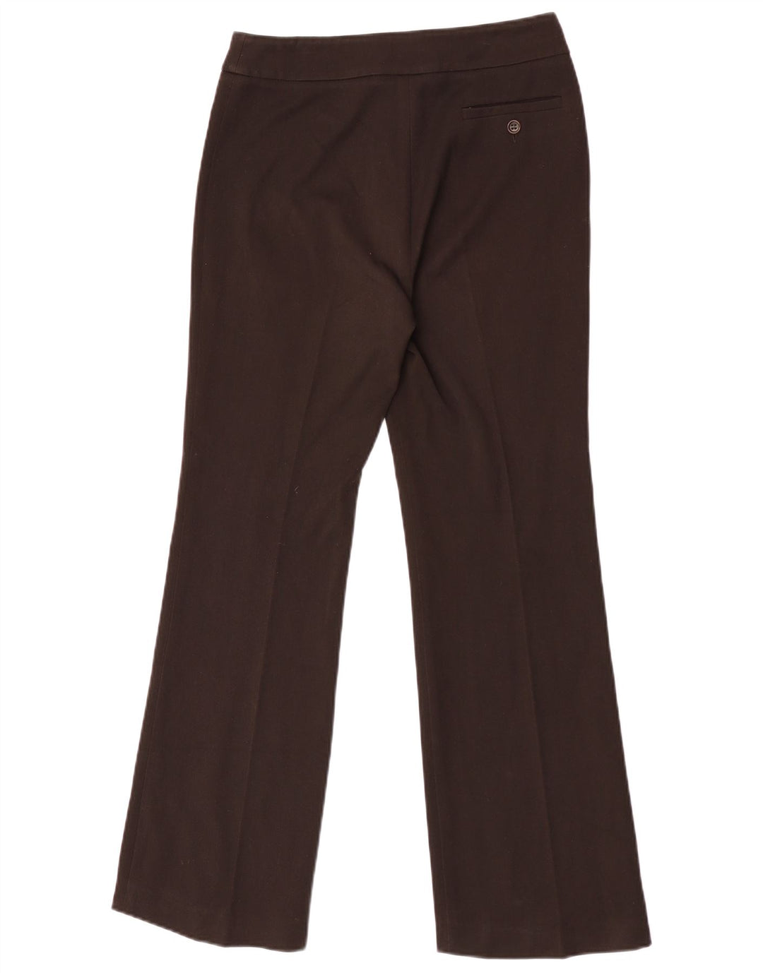 Max Mara Женский костюм выходного дня Bootcut Брюки Великобритания 8 Маленькие W27 L30 Коричневые
