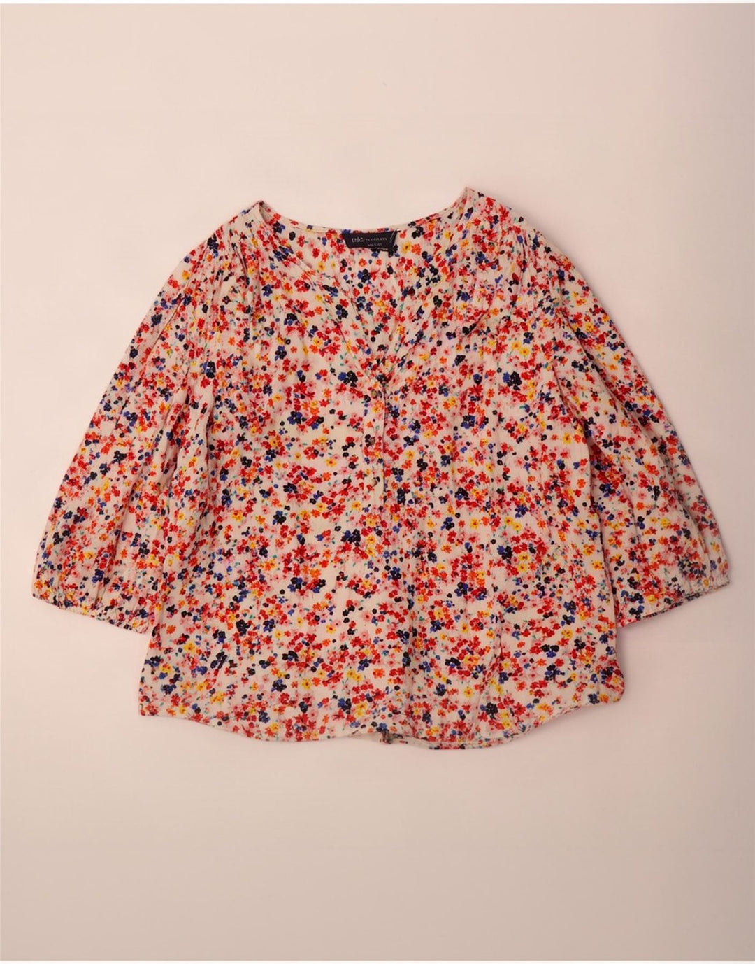 Женская блузка с рукавом 3/4 Marks & Spencer UK 18 XL, разноцветная
