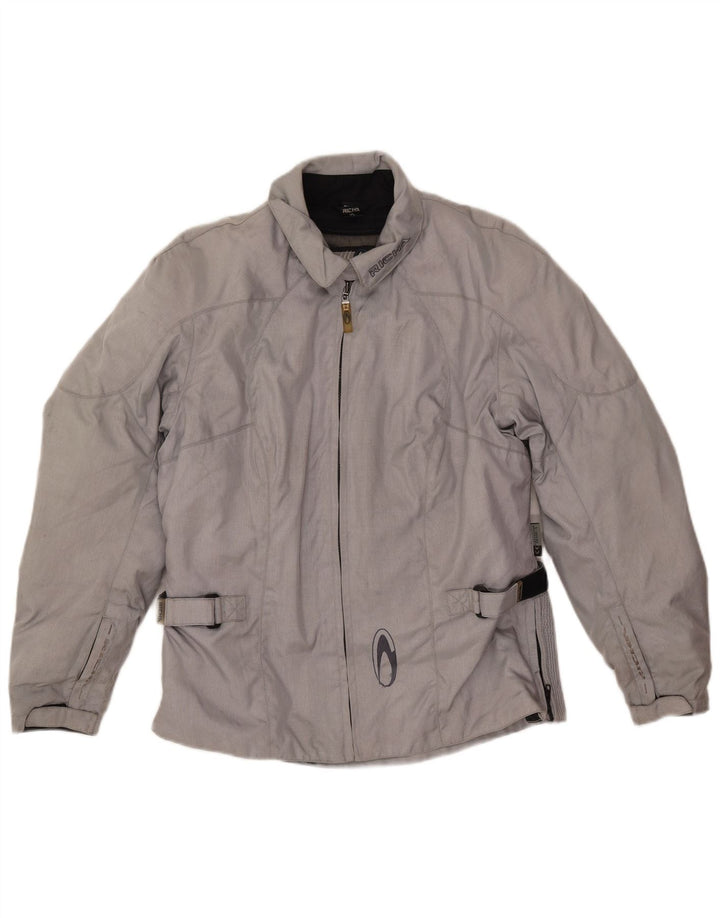 Мужская куртка Richa Racer UK 40, большая серая, полиамид