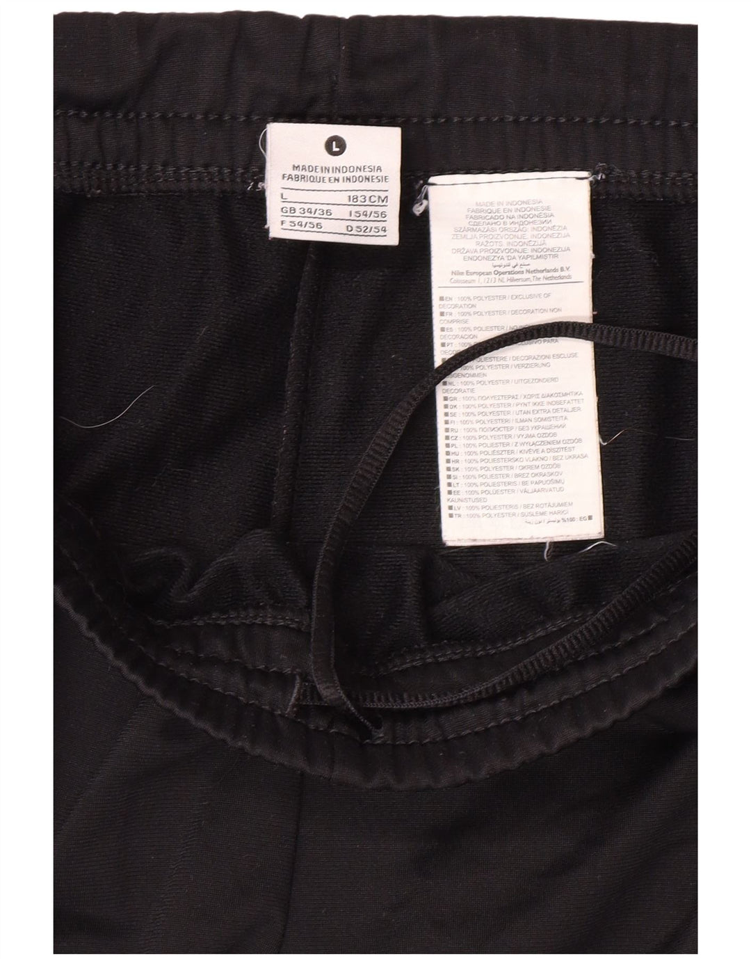 Мужские спортивные брюки NIKE, большие черные, полиэстер