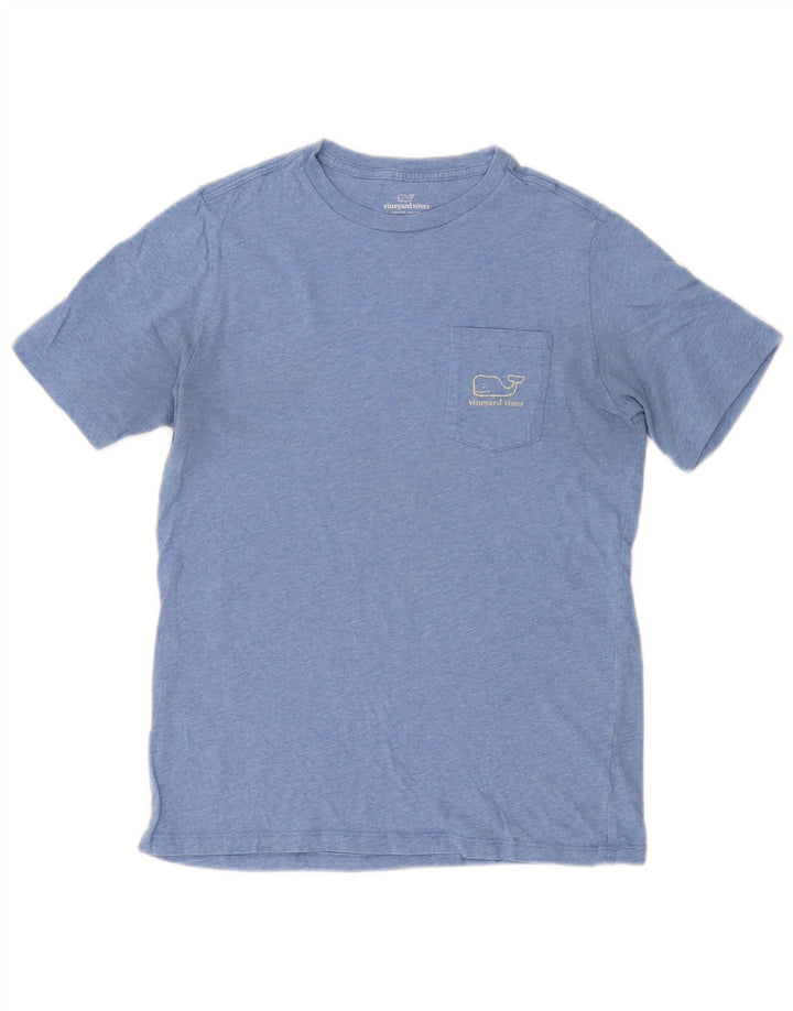 Женская футболка с графическим рисунком Vineyard Vines, большой синий хлопок