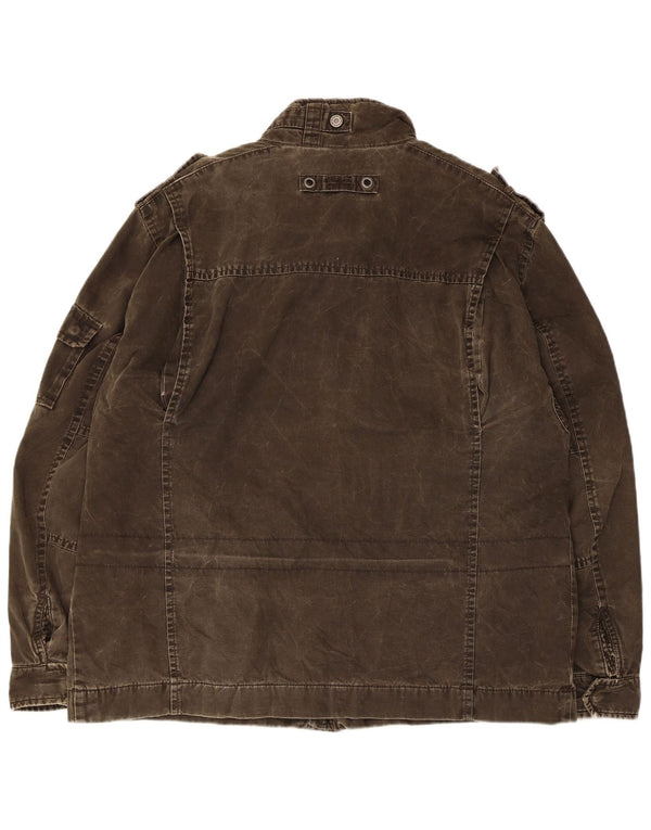Мужская куртка в стиле милитари Camel Active UK 42 XL, хлопок цвета хаки