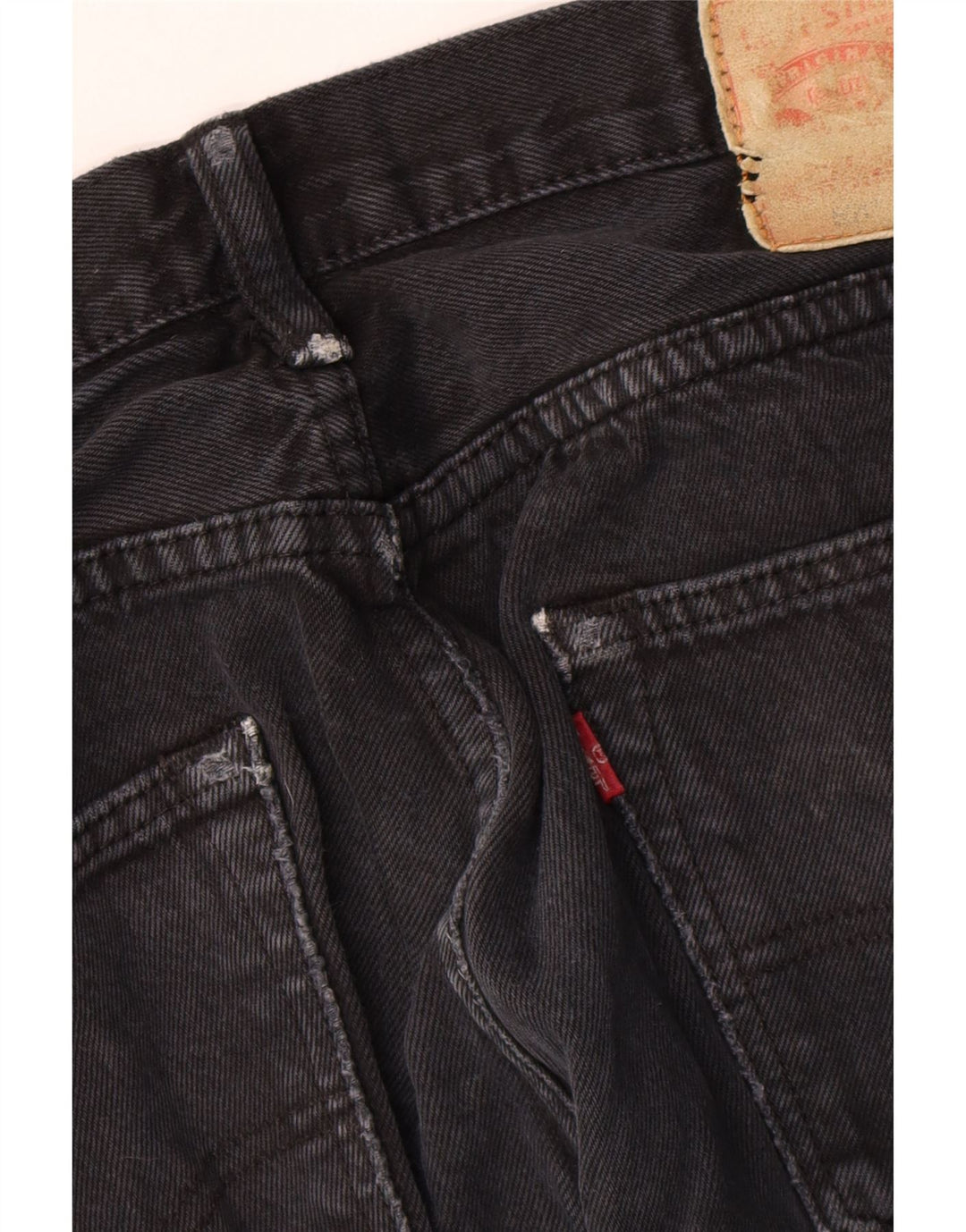 Мужские прямые джинсы LEVI'S W34 L32, черный хлопок