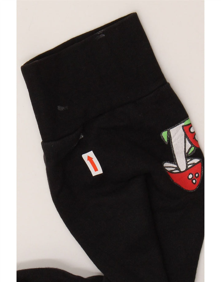 Женский свитер с рисунком LEVI'S, джемпер UK 10, маленький, черный, хлопок с цветочным принтом