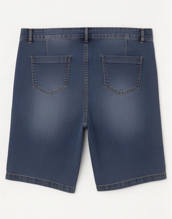 Женские джинсовые шорты Marks & Spencer Autograph UK 20 2XL W40 Синие, хлопок
