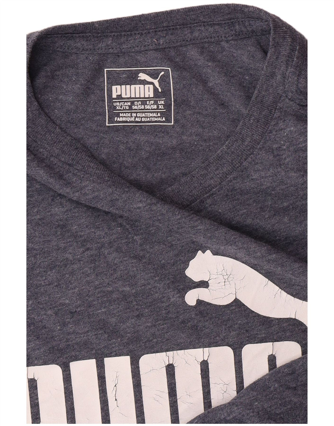 Мужская футболка с рисунком PUMA Top XL, синяя