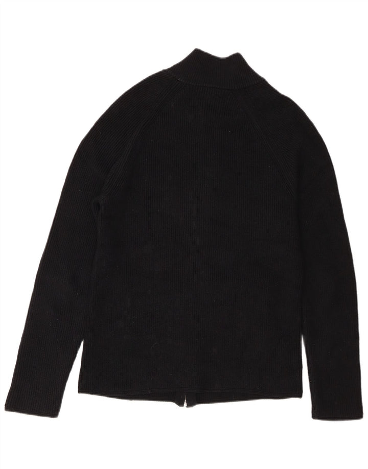 Мужской кардиган Reiss, маленький черный хлопковый свитер