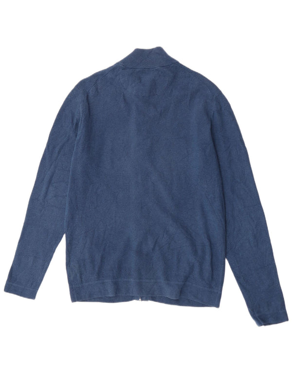 Мужской кардиган Massimo Dutti XL, темно-синий, хлопок