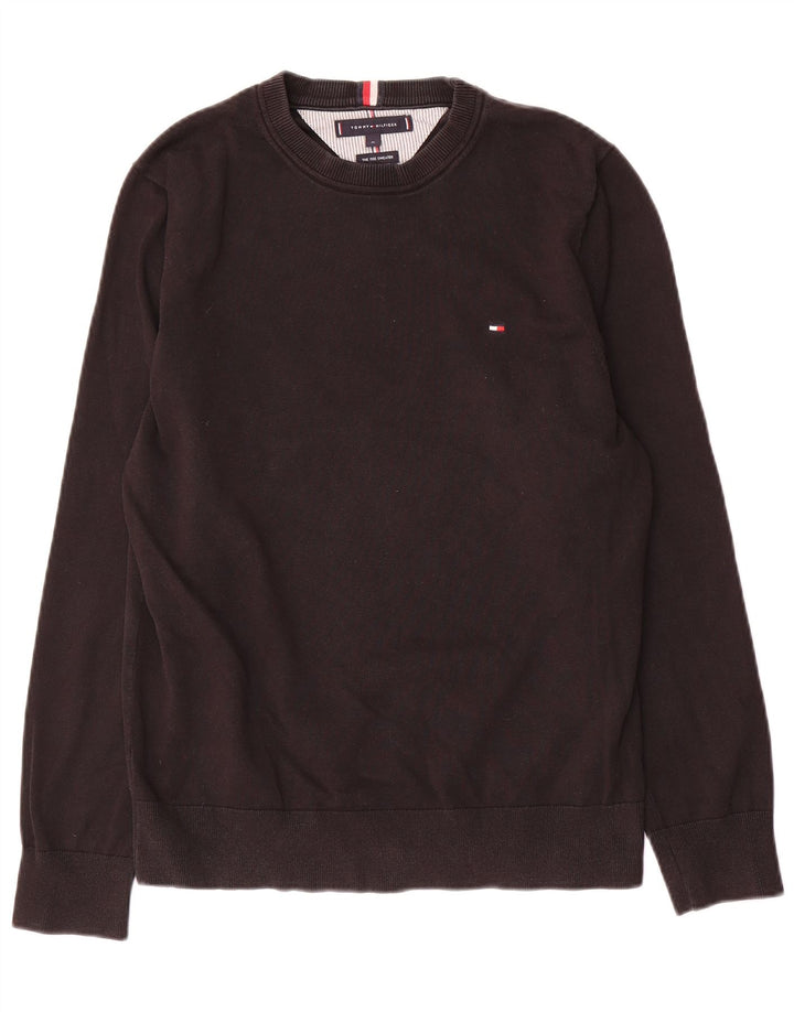 Мужской свитер с круглым вырезом Tommy Hilfiger, средний черный