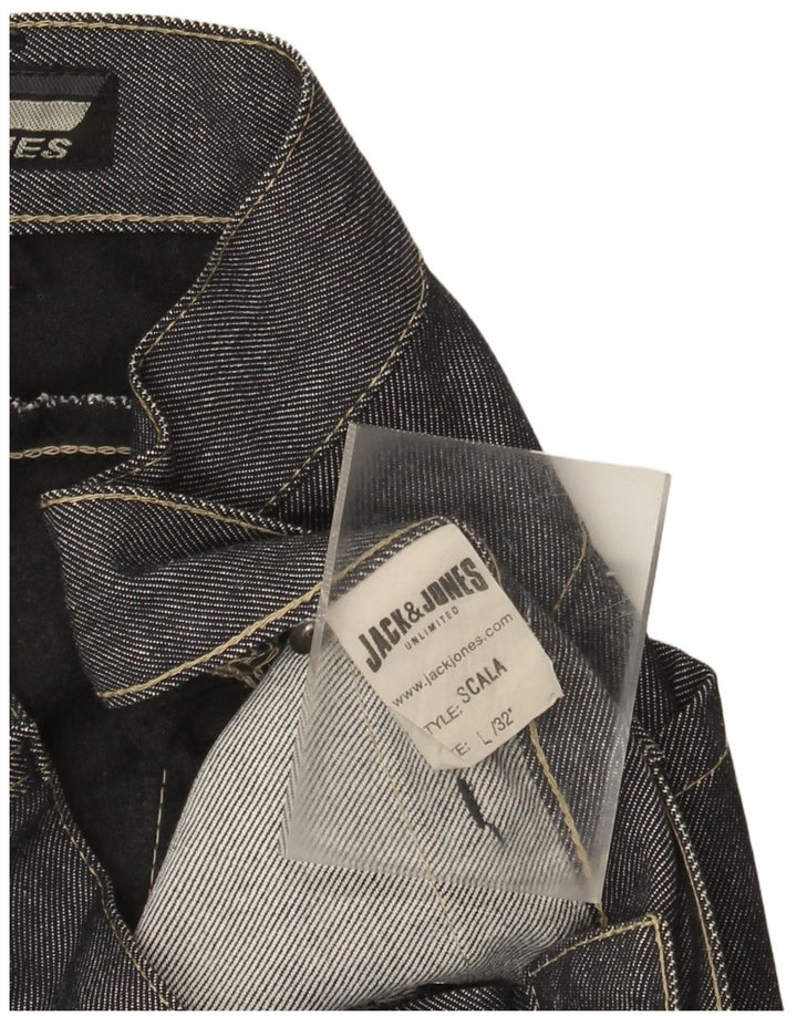 Мужские прямые джинсы Jack & Jones W34 L32 синие, хлопок