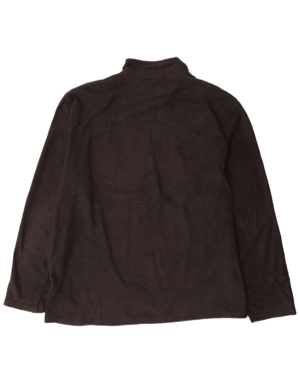 Мужской флисовый джемпер Mountain Warehouse с воротником на молнии 3XL, черный