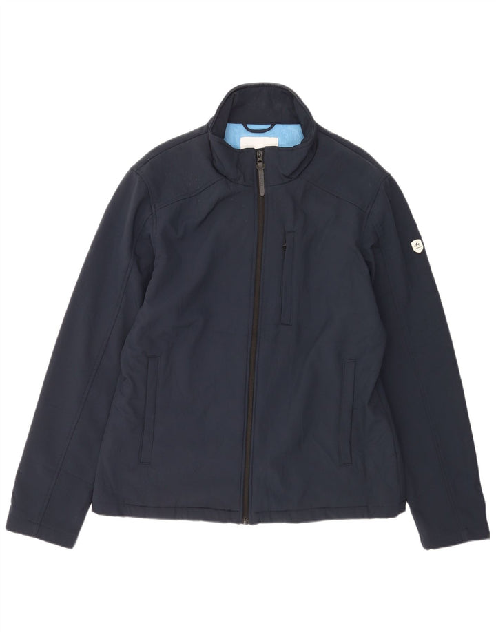 Мужская ветровка ALPENNBLITZ UK 40, большая темно-синяя полиэстер