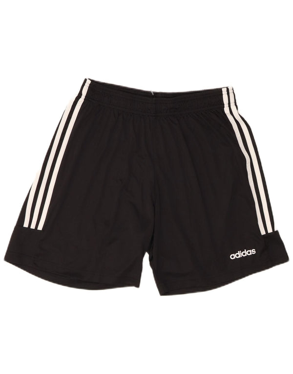 Мужские спортивные шорты Adidas Climalite, большие черные из полиэстера